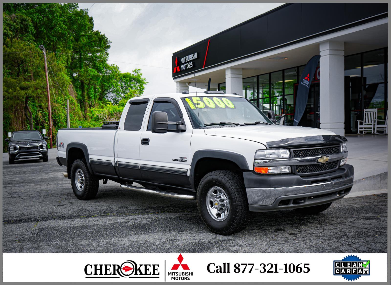 Summit White 2001 Chevrolet Silverado 2500HD LS Extended Cab 4WD Pickup Truck Four-Wheel Drive 5-Speed Automatic