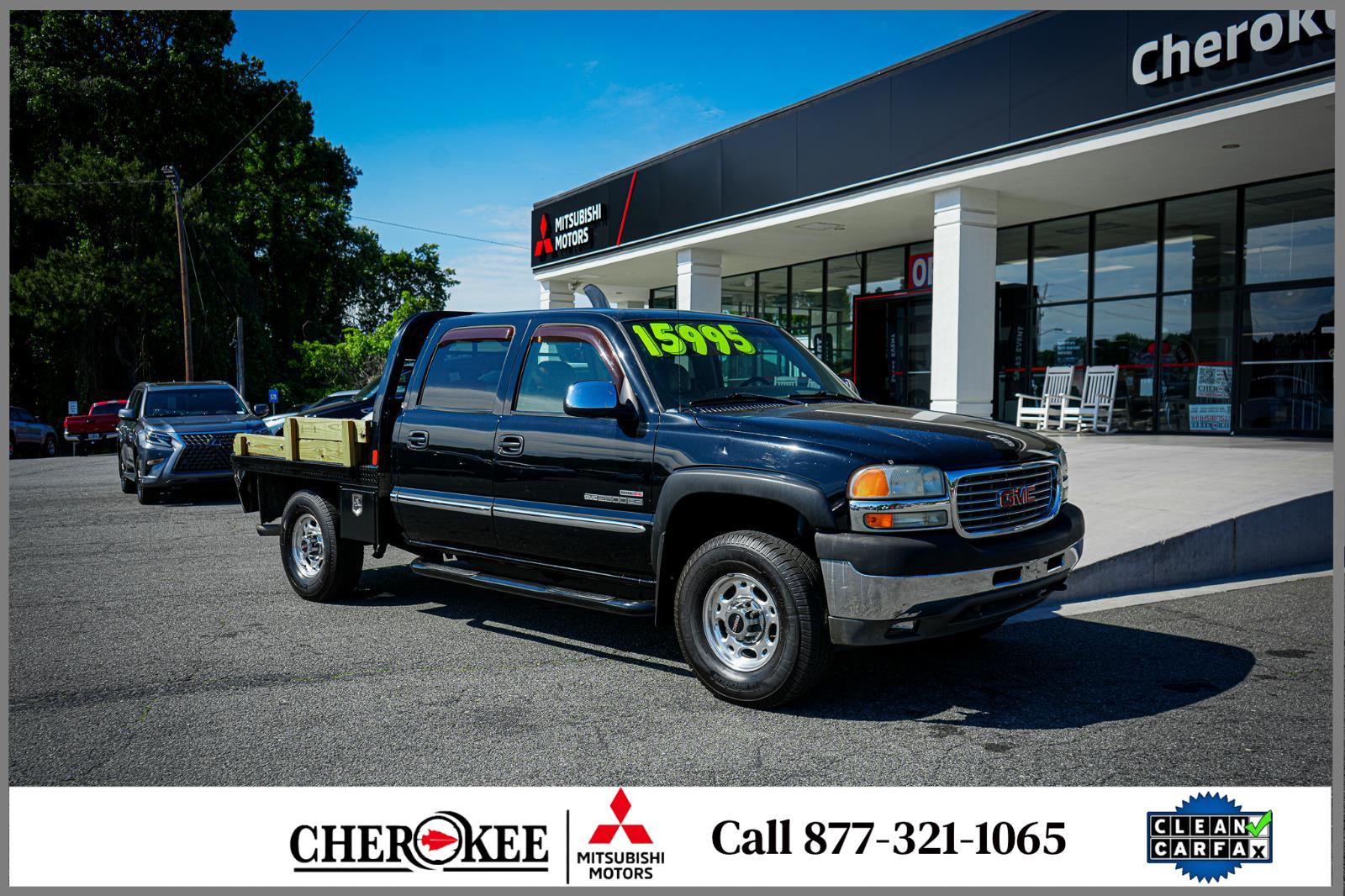 2001 GMC Sierra 2500HD 4 Dr SLE 4WD Crew Cab SB HD