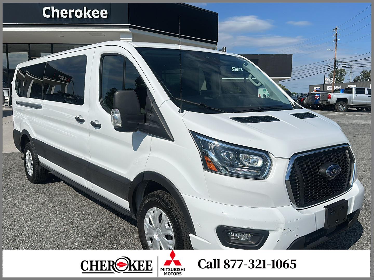 Oxford White 2023 Ford Transit Passenger Van Rear-Wheel Drive