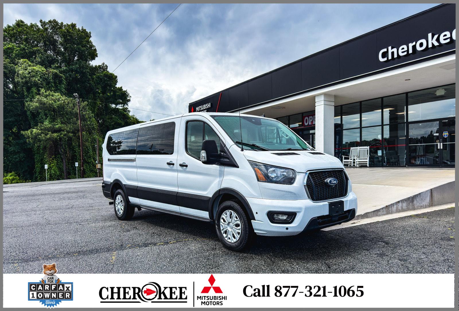 Oxford White 2024 Ford Transit Passenger Van Rear-Wheel Drive