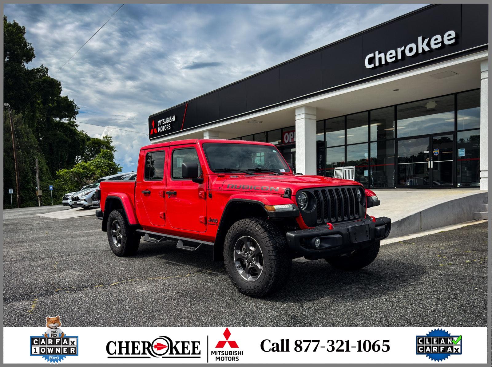 Firecracker Red Clearcoat 2021 Jeep Gladiator Pickup Truck Four-Wheel Drive 8-Speed Automatic