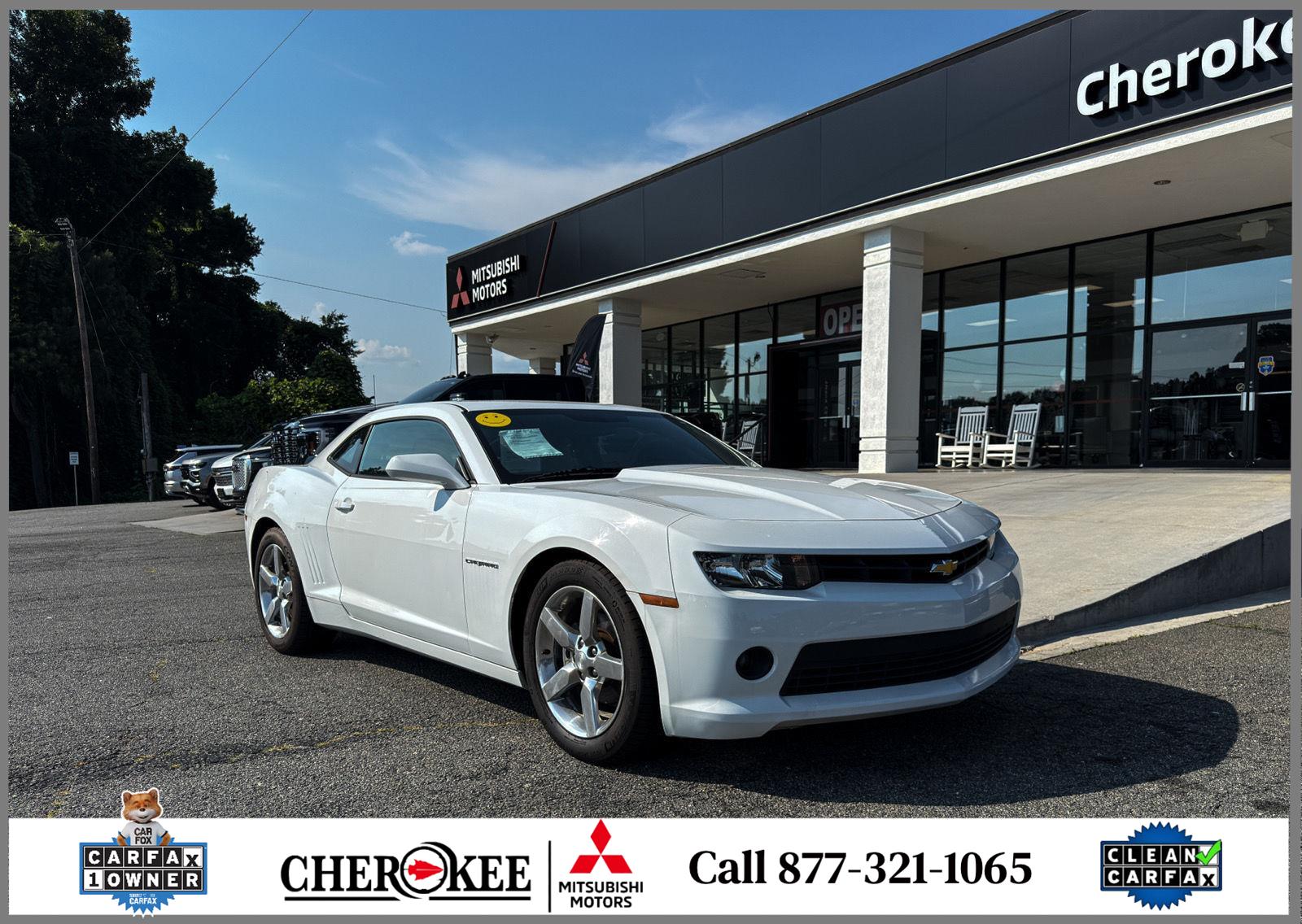 Summit White 2015 Chevrolet Camaro 1LT Coupe RWD Coupe Rear-Wheel Drive 6-Speed Automatic