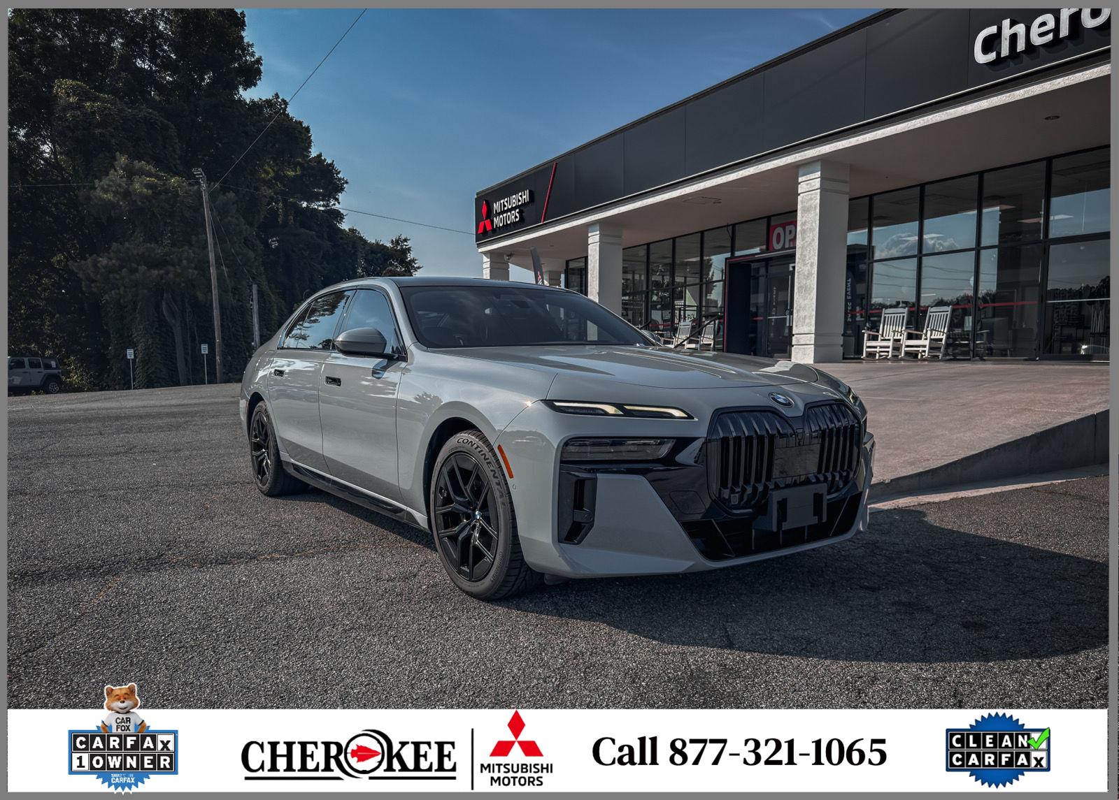 Gray (Brooklyn Grey Metallic) 2023 BMW 7 Series Sedan All-Wheel Drive Automatic