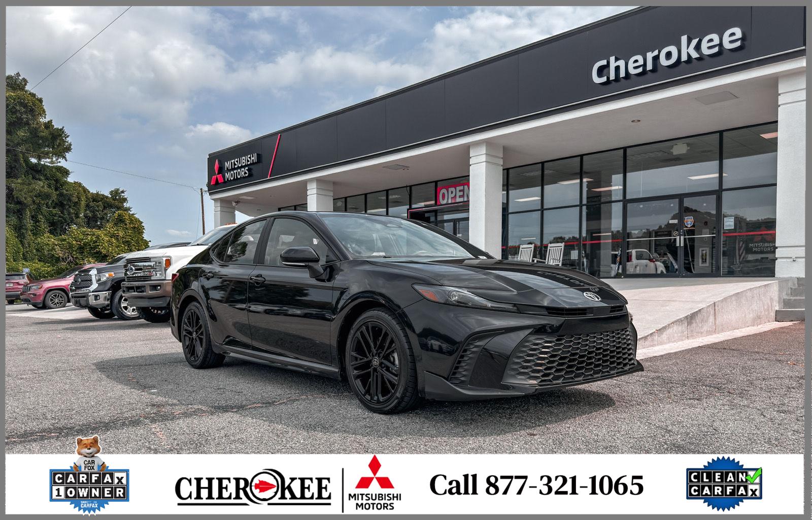 Black 2025 Toyota Camry Sedan