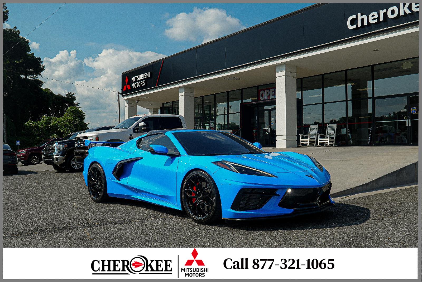 Rapid Blue 2021 Chevrolet Corvette Coupe Rear-Wheel Drive 8-Speed Dual Clutch