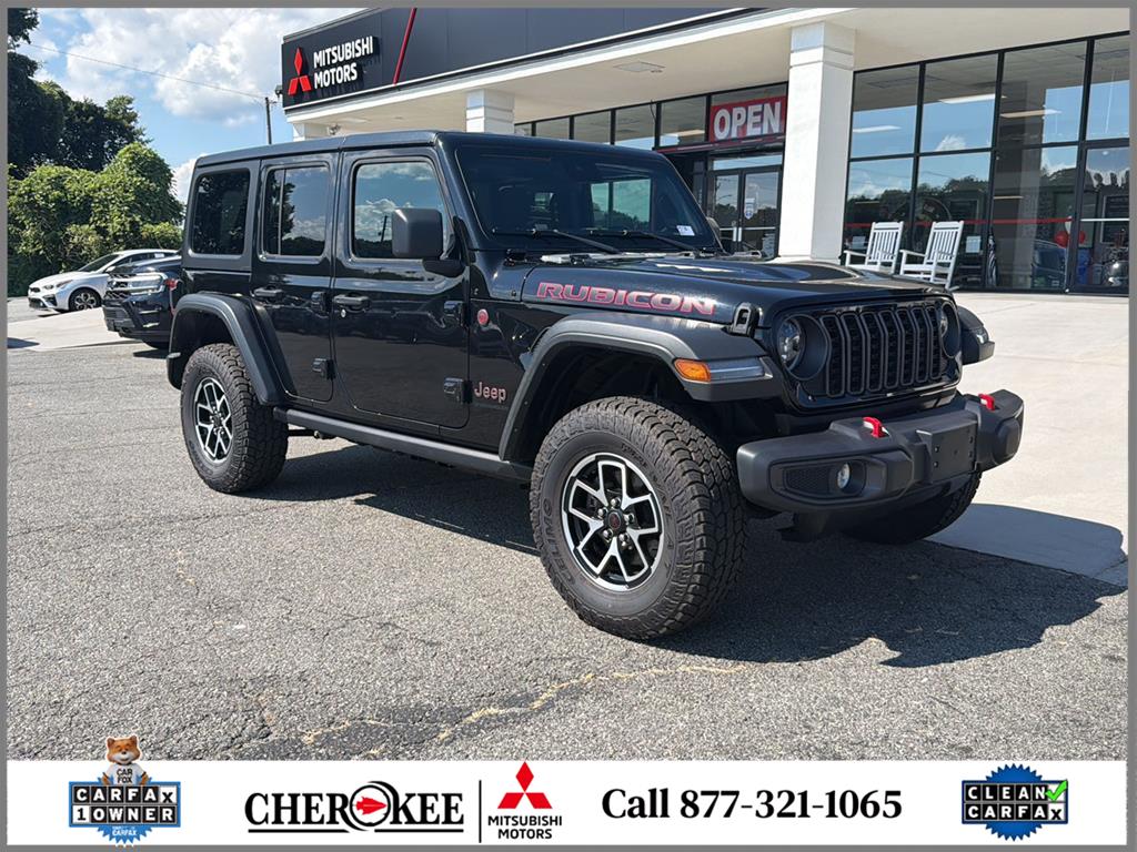 Black Clearcoat 2024 Jeep Wrangler SUV / Crossover Four-Wheel Drive 8-Speed Automatic