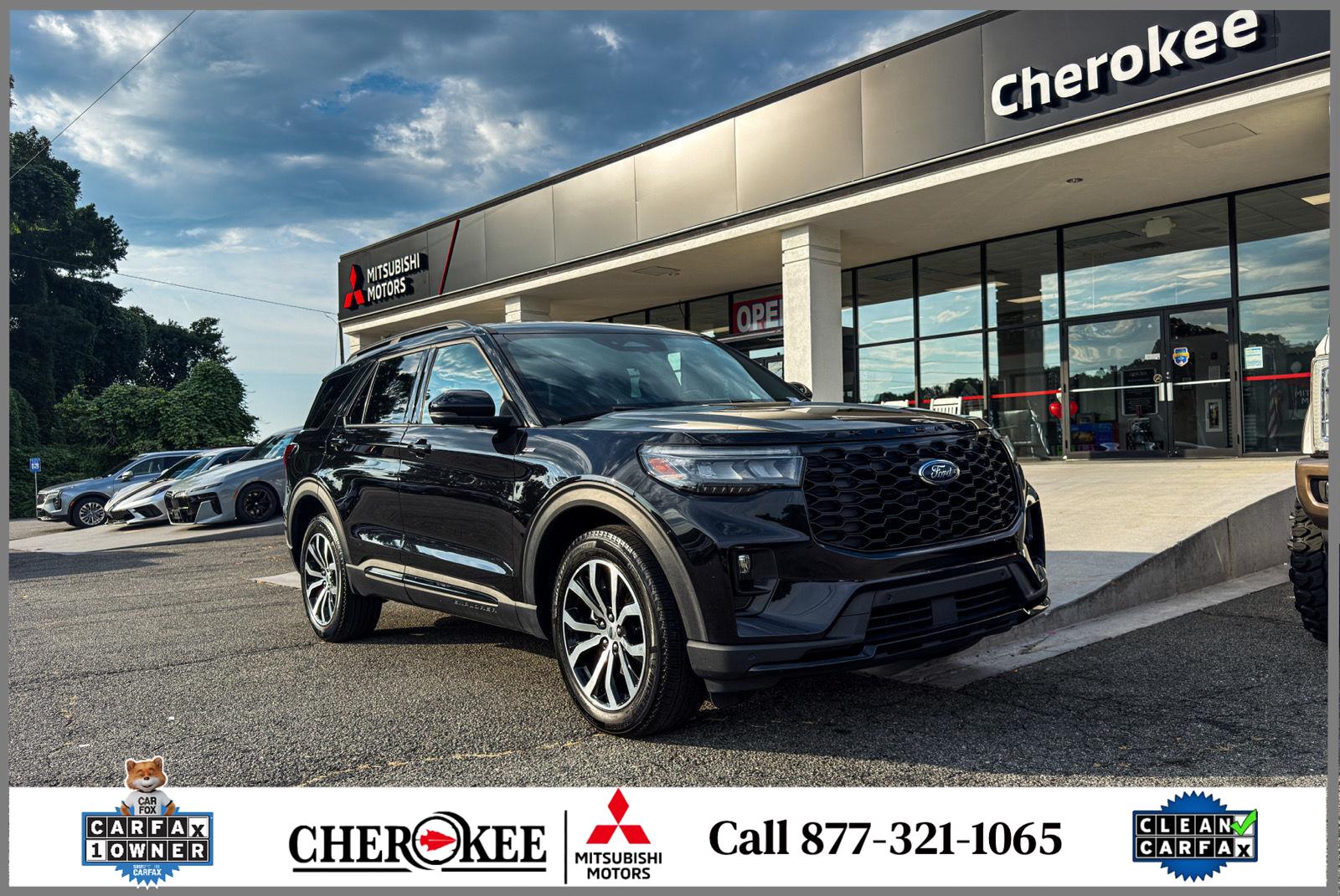 Agate Black Metallic 2025 Ford Explorer SUV / Crossover All-Wheel Drive Automatic