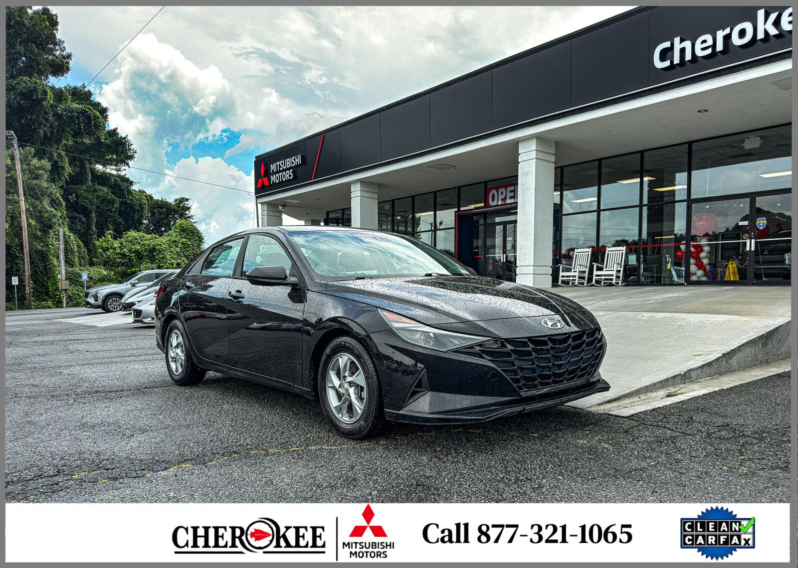 Phantom Black 2021 Hyundai Elantra Sedan Front-Wheel Drive Continuously Variable Transmission