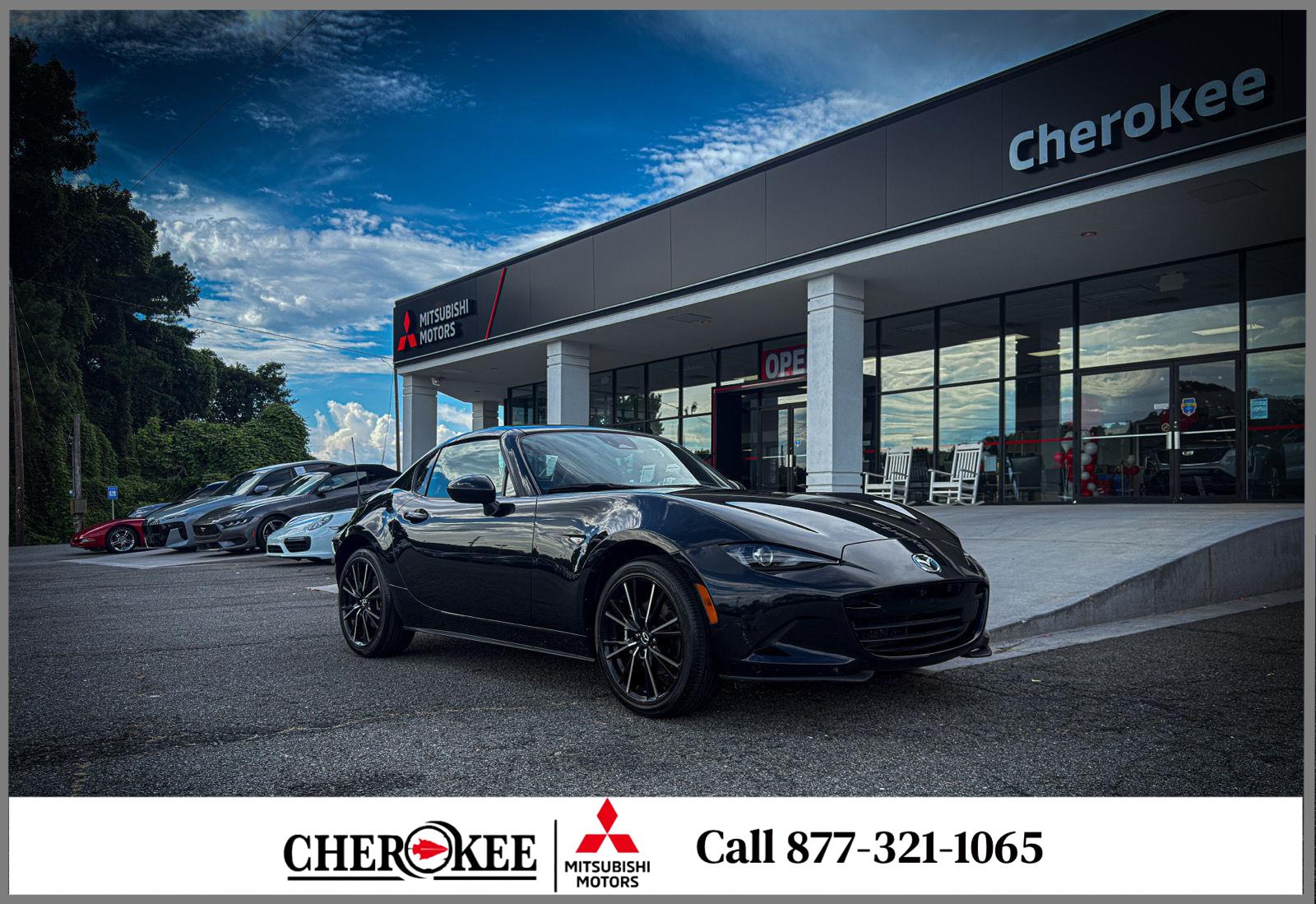 Jet Black Mica 2025 Mazda MX-5 Miata Convertible Rear-Wheel Drive Automatic