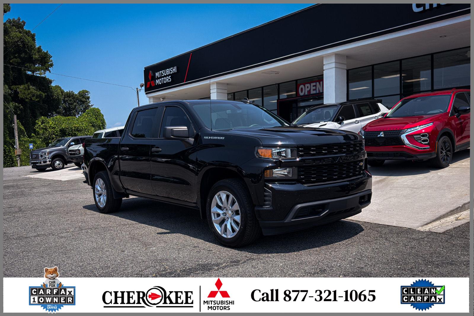Black 2022 Chevrolet Silverado 1500 Pickup Truck 4X2 8-Speed Automatic