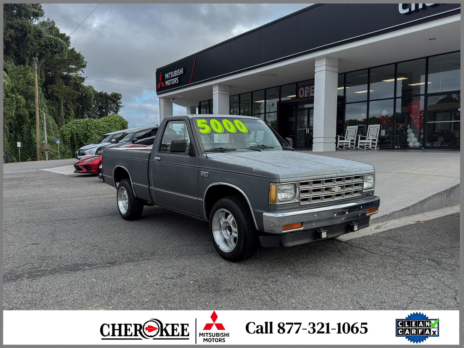 Gray 1987 Chevrolet S-10 Pickup Truck