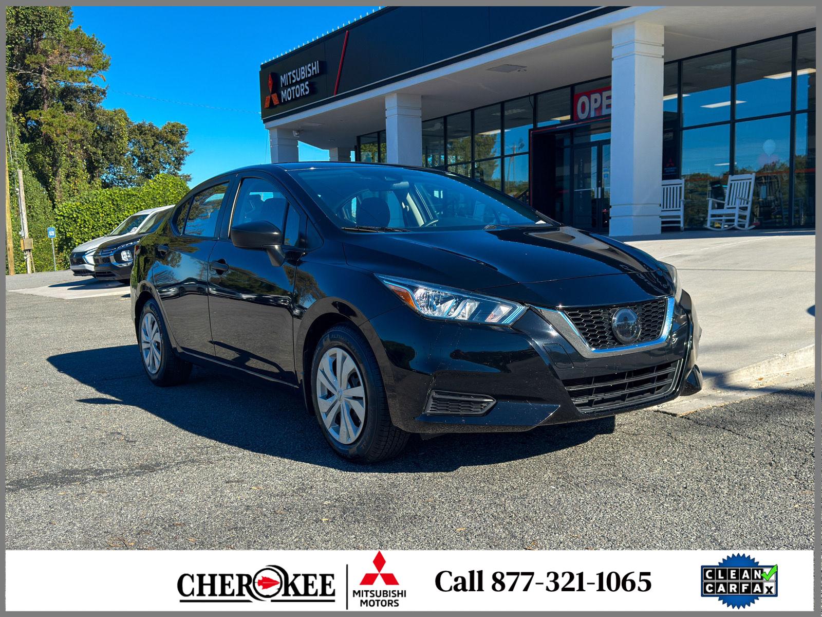 Super Black 2020 Nissan Versa Sedan Front-Wheel Drive Manual