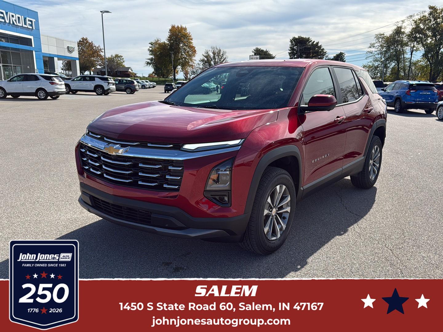 Radiant Red Tintcoat 2026 Chevrolet Equinox SUV / Crossover Front-Wheel Drive Continuously Variable Transmission