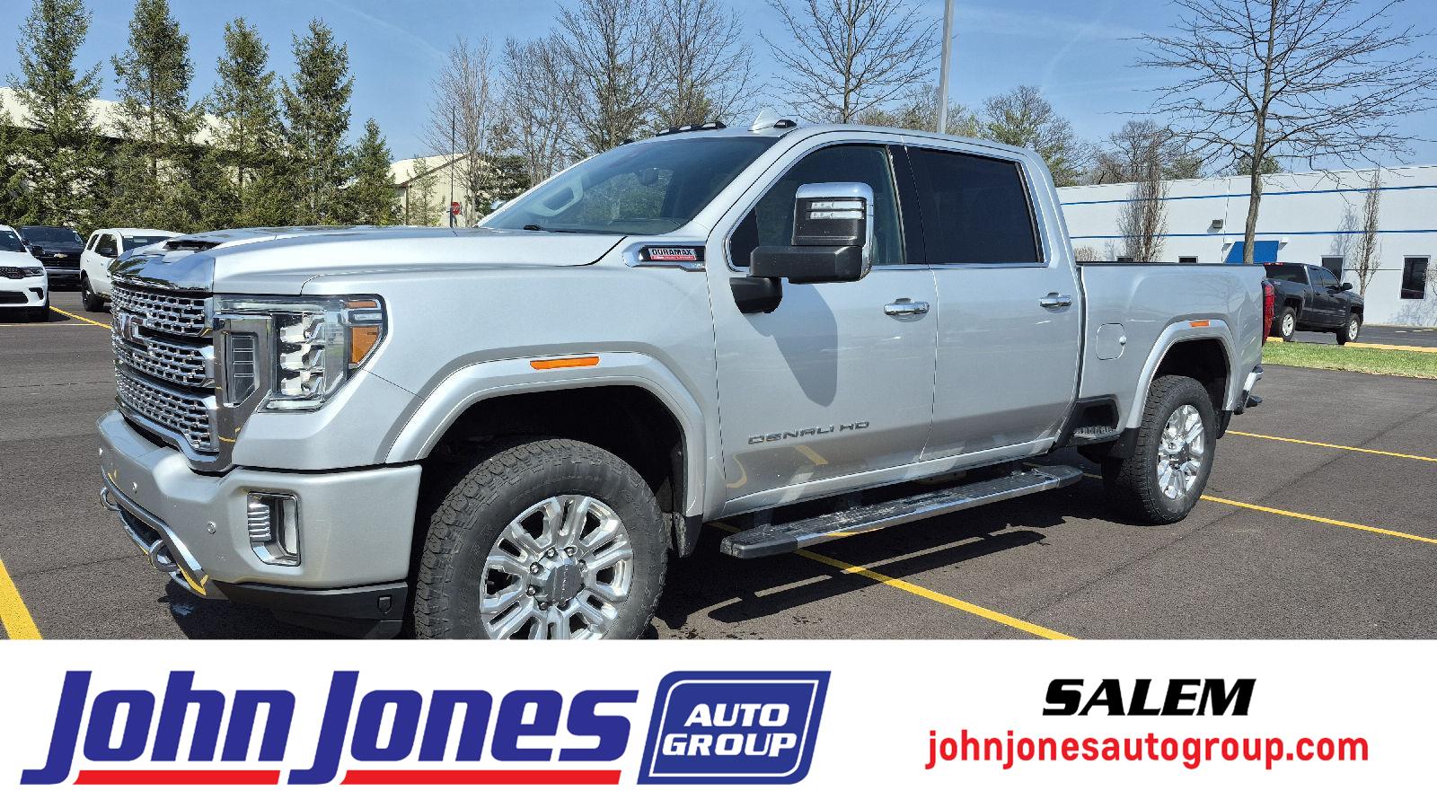 Quicksilver Metallic 2021 GMC Sierra 2500HD Denali Crew Cab 4WD Pickup Truck Four-Wheel Drive Automatic