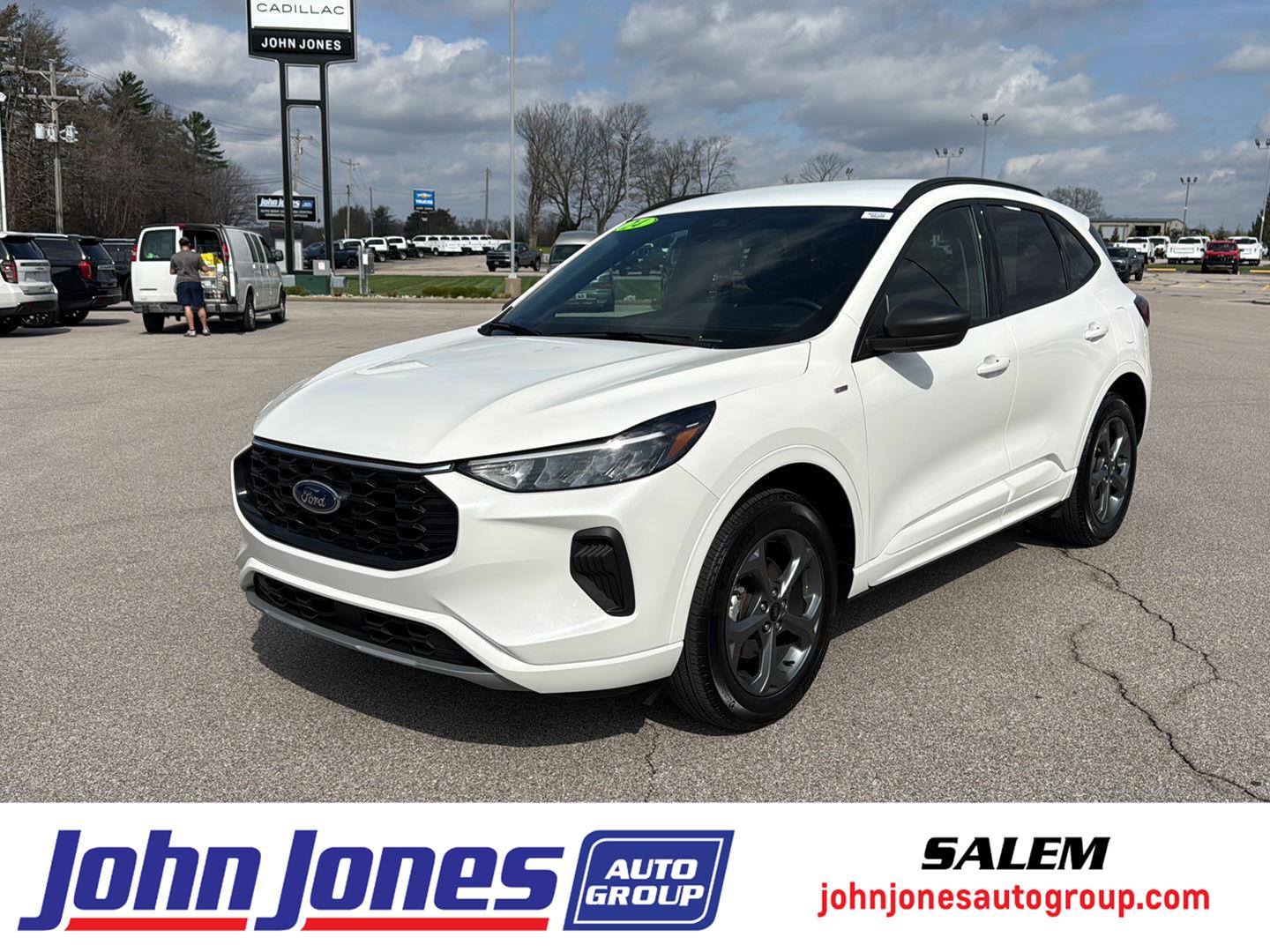 Star White Metallic Tri-Coat 2024 Ford Escape ST-Line AWD SUV / Crossover All-Wheel Drive 8-Speed Automatic