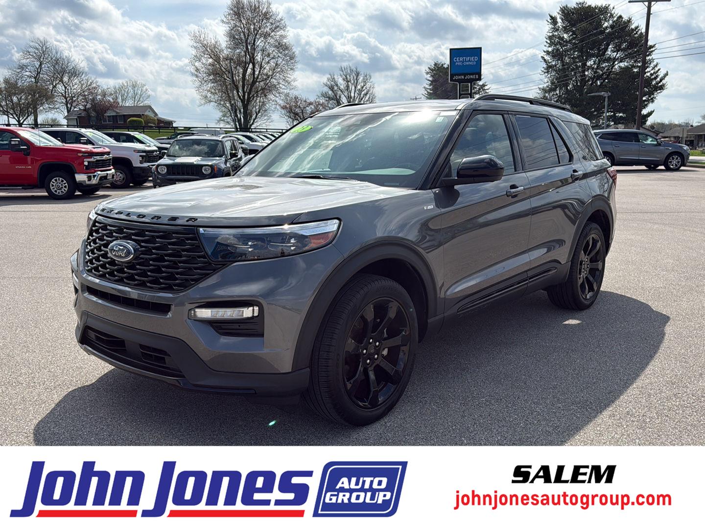 Carbonized Gray 2023 Ford Explorer ST-Line AWD SUV / Crossover All-Wheel Drive Automatic