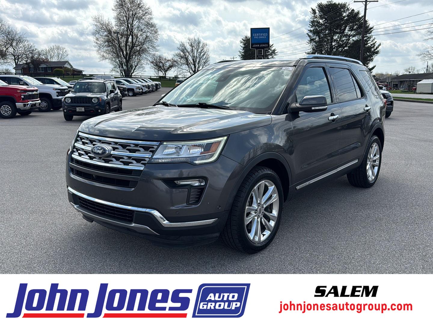 Gray (Magnetic) 2018 Ford Explorer Limited AWD SUV / Crossover All-Wheel Drive 6-Speed Automatic