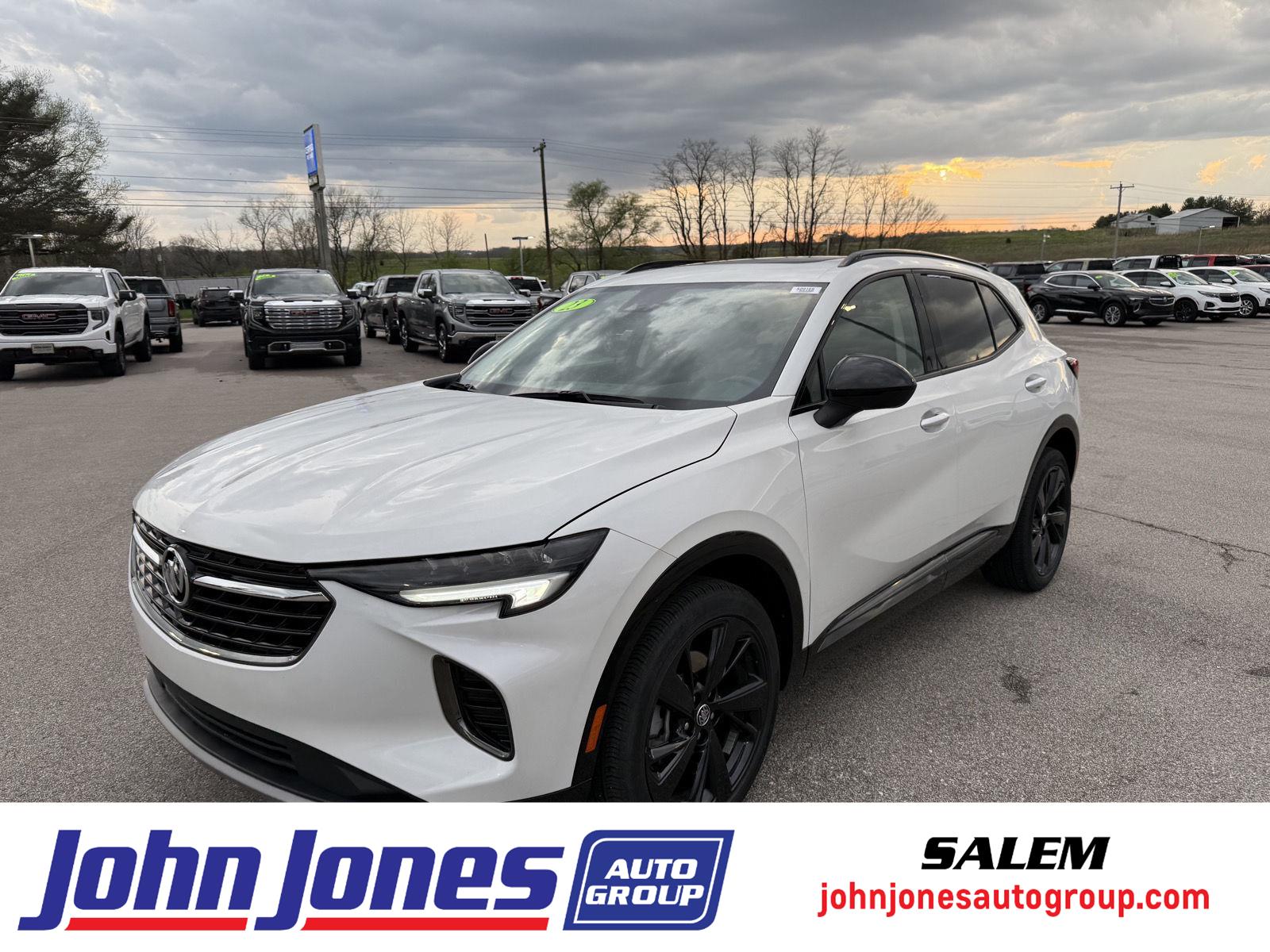 White Frost Tricoat 2023 Buick Envision Essence AWD SUV / Crossover All-Wheel Drive 9-Speed Automatic