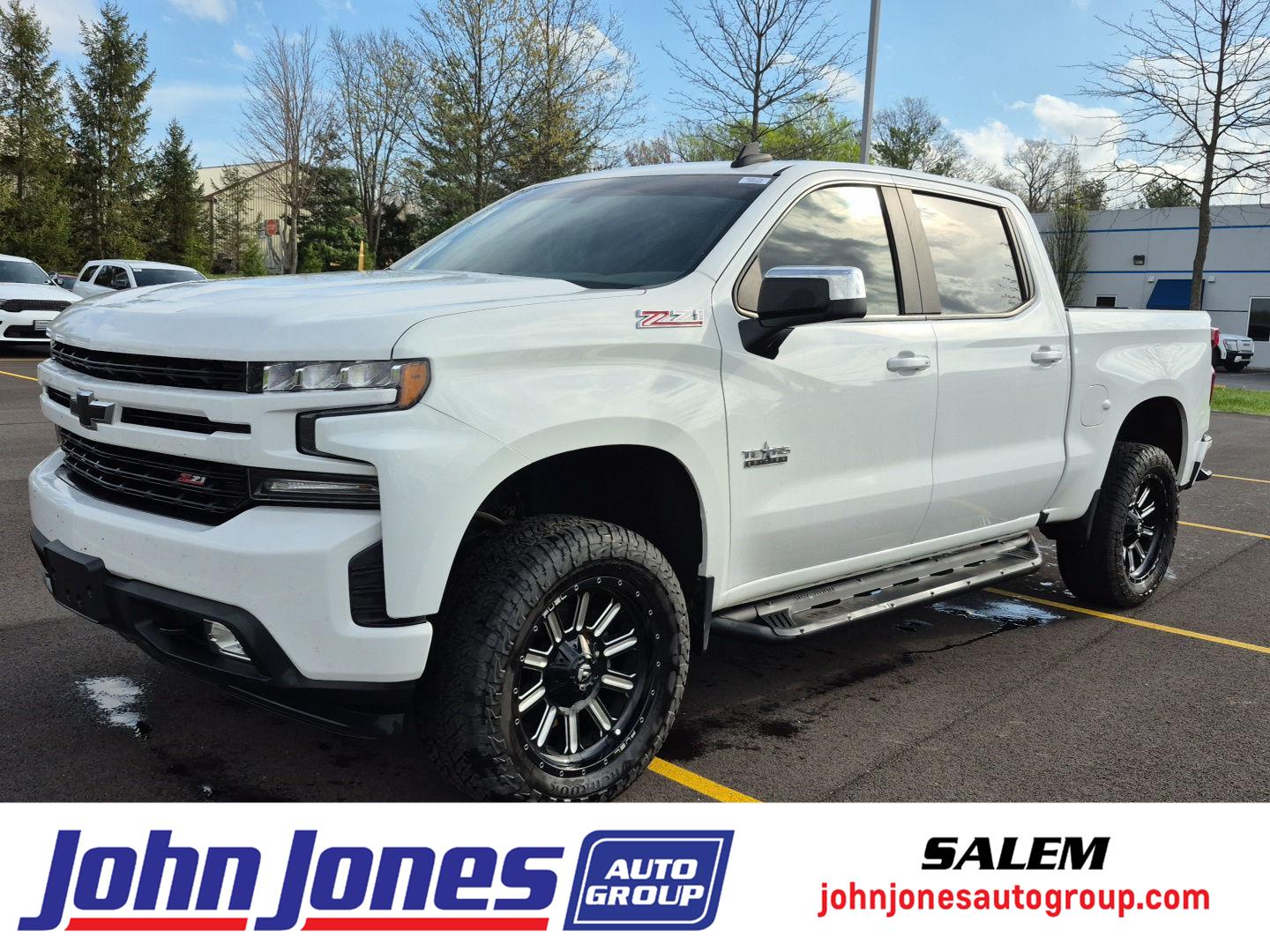 Summit White 2020 Chevrolet Silverado 1500 RST Crew Cab 4WD Pickup Truck Four-Wheel Drive 8-Speed Automatic