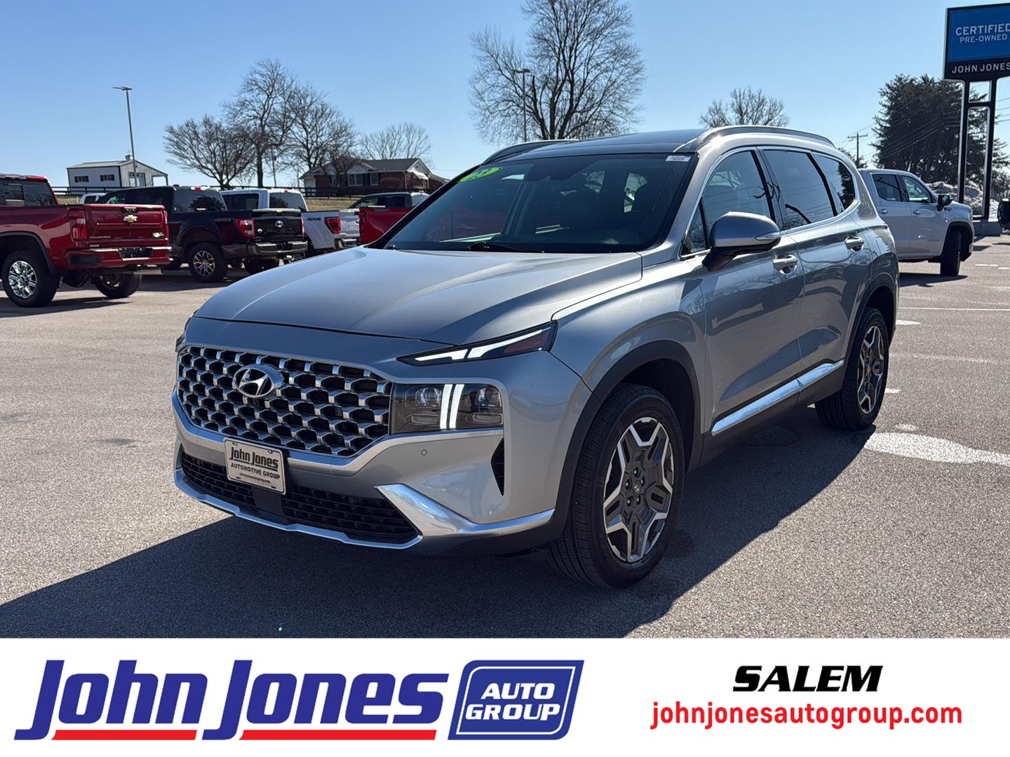 Shimmering Silver 2023 Hyundai Santa Fe Limited AWD SUV / Crossover All-Wheel Drive Automatic