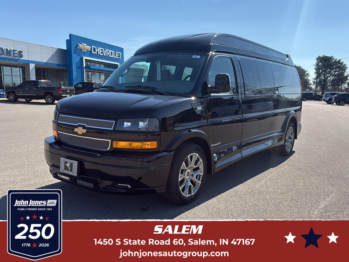 Black 2026 Chevrolet Express Cargo Van Rear-Wheel Drive 8-Speed Automatic