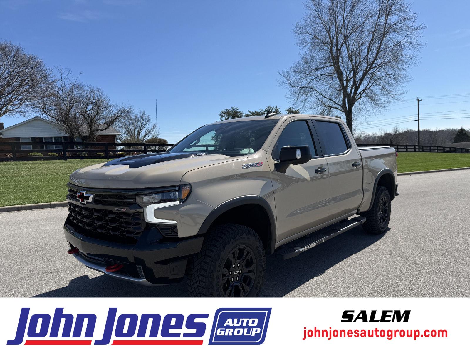 Sand Dune Metallic 2022 Chevrolet Silverado 1500 ZR2 Crew Cab 4WD Pickup Truck Four-Wheel Drive Automatic