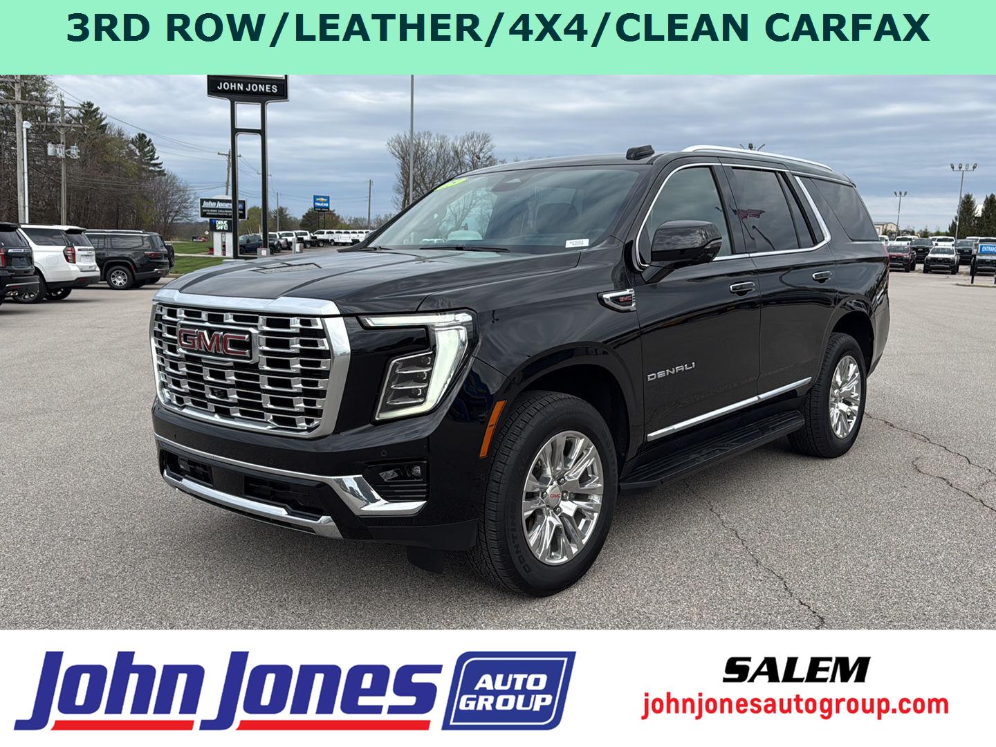 Onyx Black 2025 GMC Yukon Denali 4WD SUV / Crossover Four-Wheel Drive Automatic