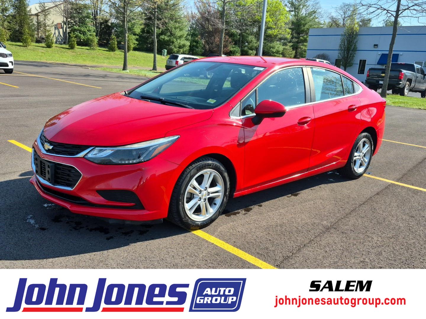 Red Hot 2017 Chevrolet Cruze LT Sedan FWD Sedan Front-Wheel Drive 6-Speed Automatic