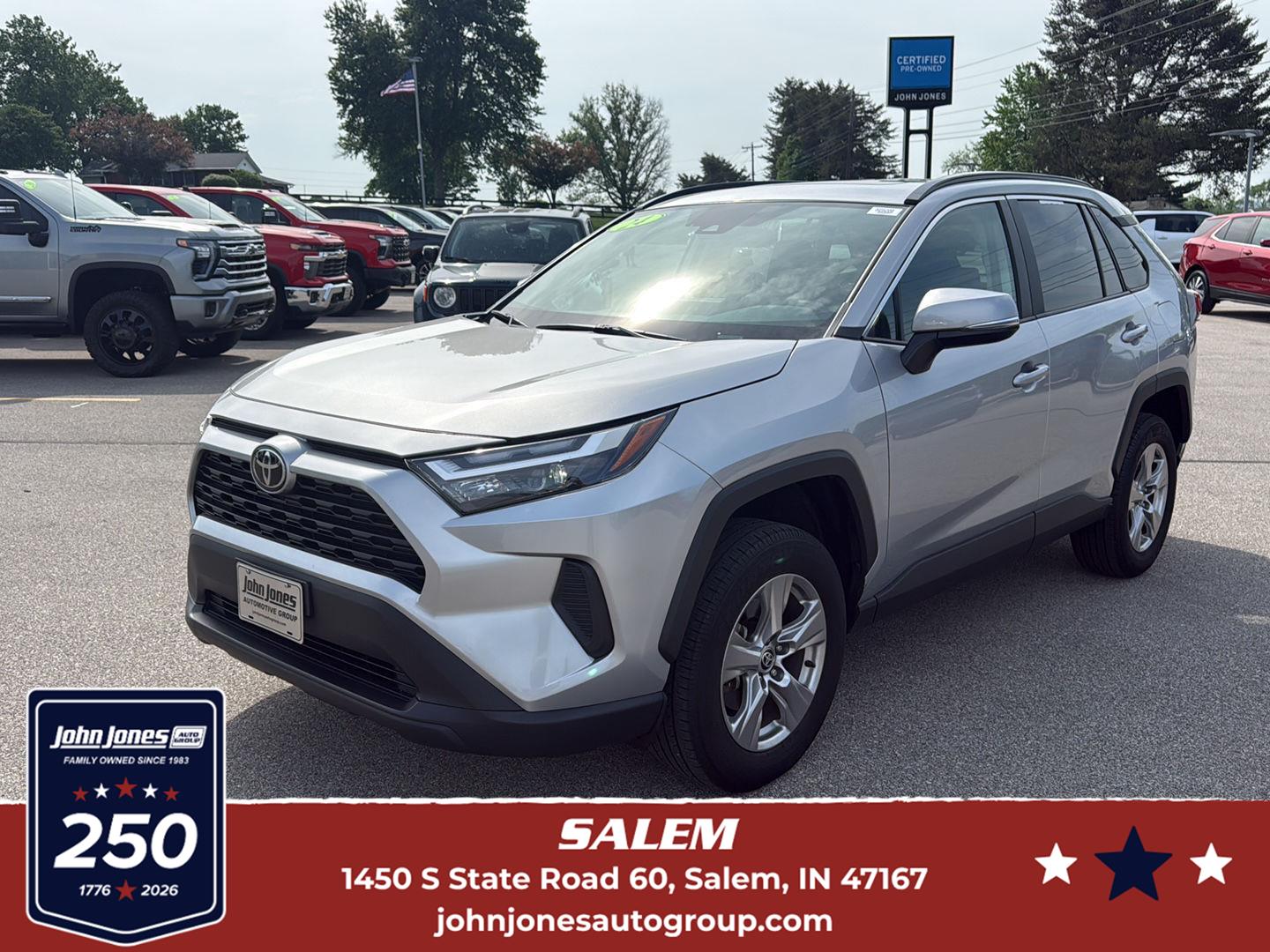 Silver Sky Metallic 2024 Toyota RAV4 XLE AWD SUV / Crossover All-Wheel Drive 8-Speed Automatic