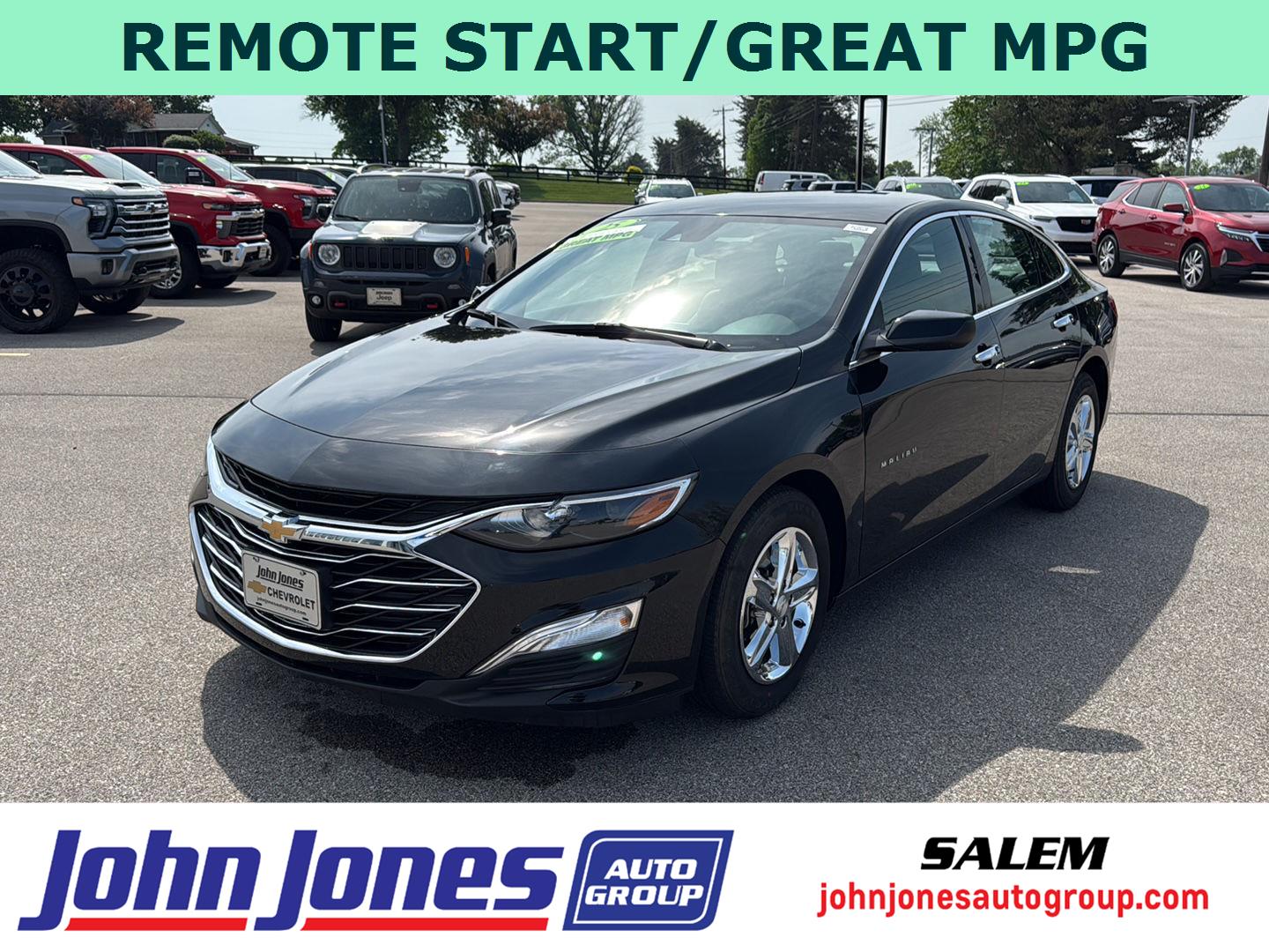Mosaic Black Metallic 2025 Chevrolet Malibu LS FWD Sedan Front-Wheel Drive Continuously Variable Transmission