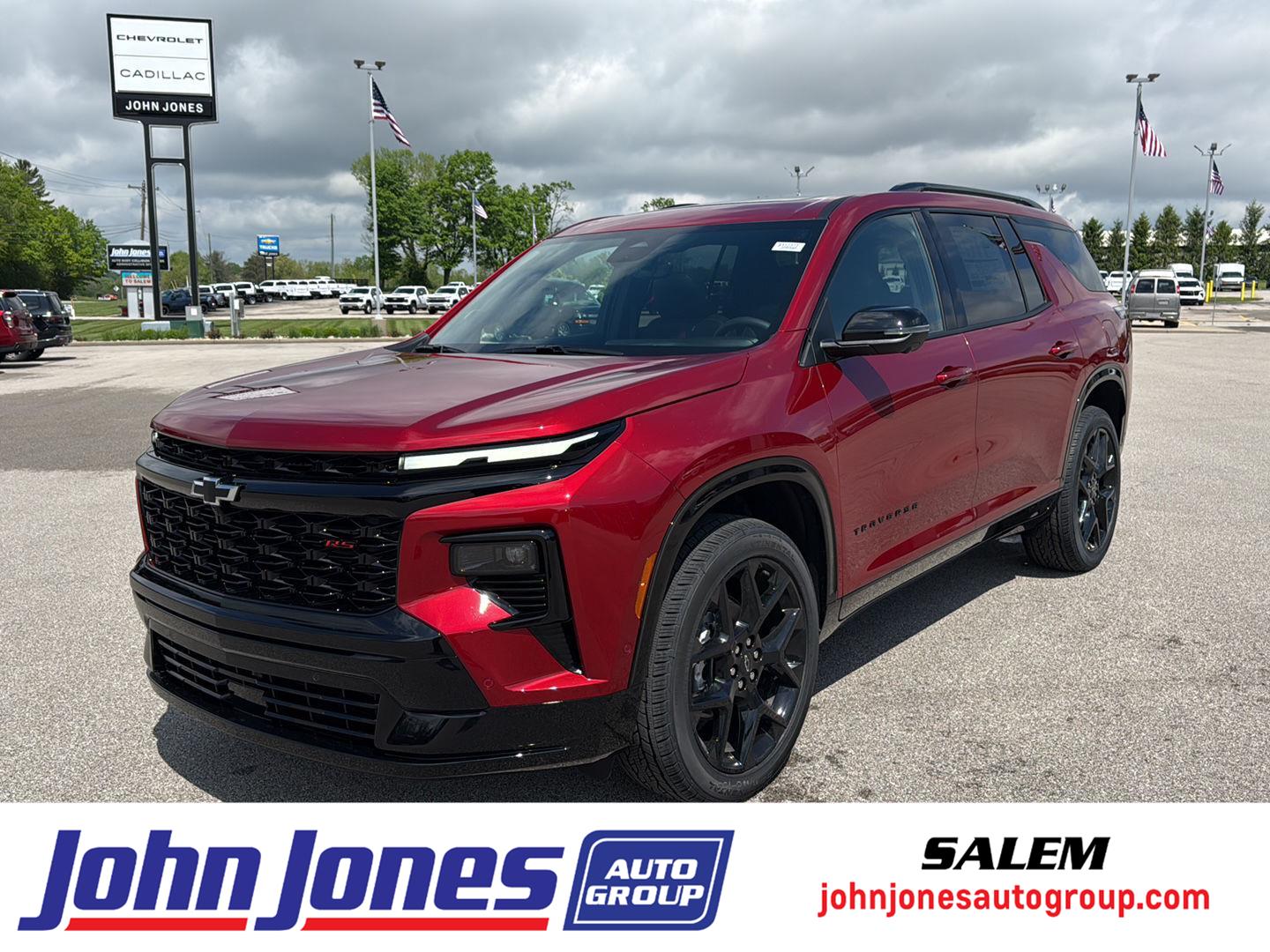 Radiant Red Tintcoat 2026 Chevrolet Traverse RS AWD SUV / Crossover Four-Wheel Drive 8-Speed Automatic