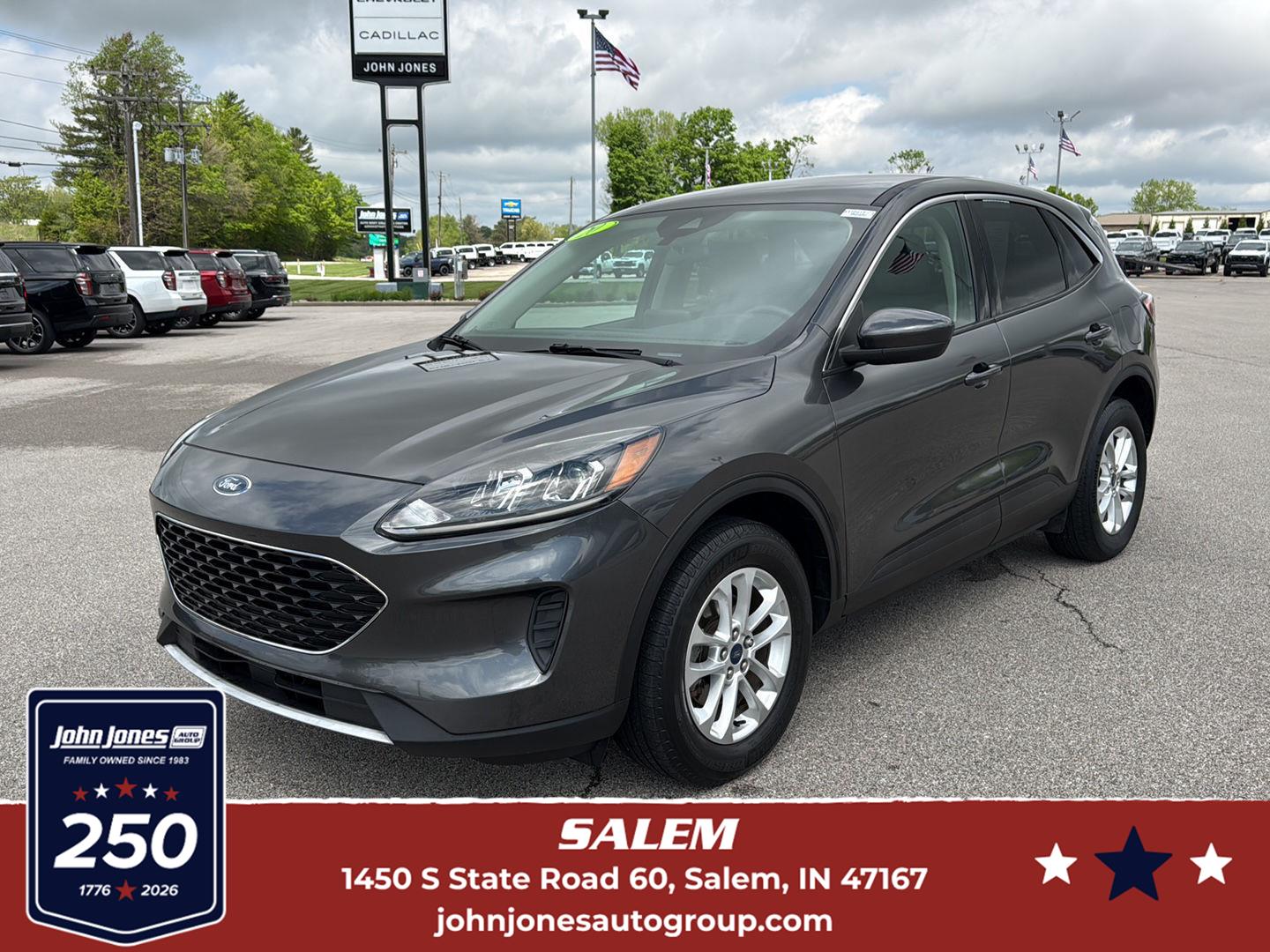 Gray (Magnetic) 2020 Ford Escape SE AWD SUV / Crossover All-Wheel Drive 8-Speed Automatic