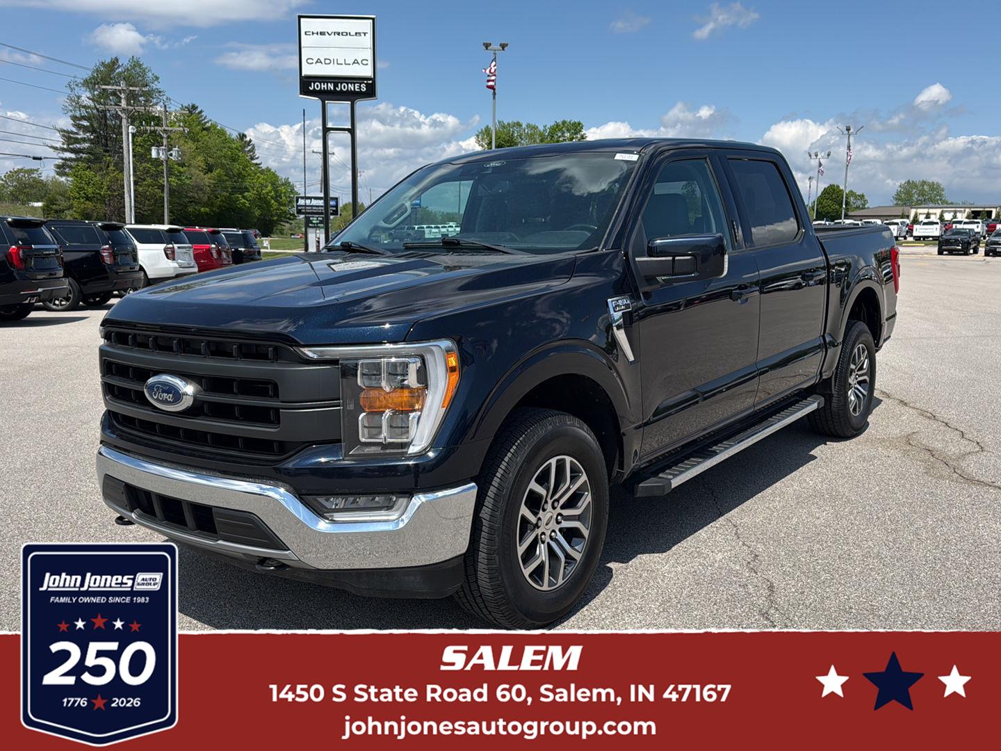 Antimatter Blue 2021 Ford F-150 Pickup Truck Four-Wheel Drive Automatic
