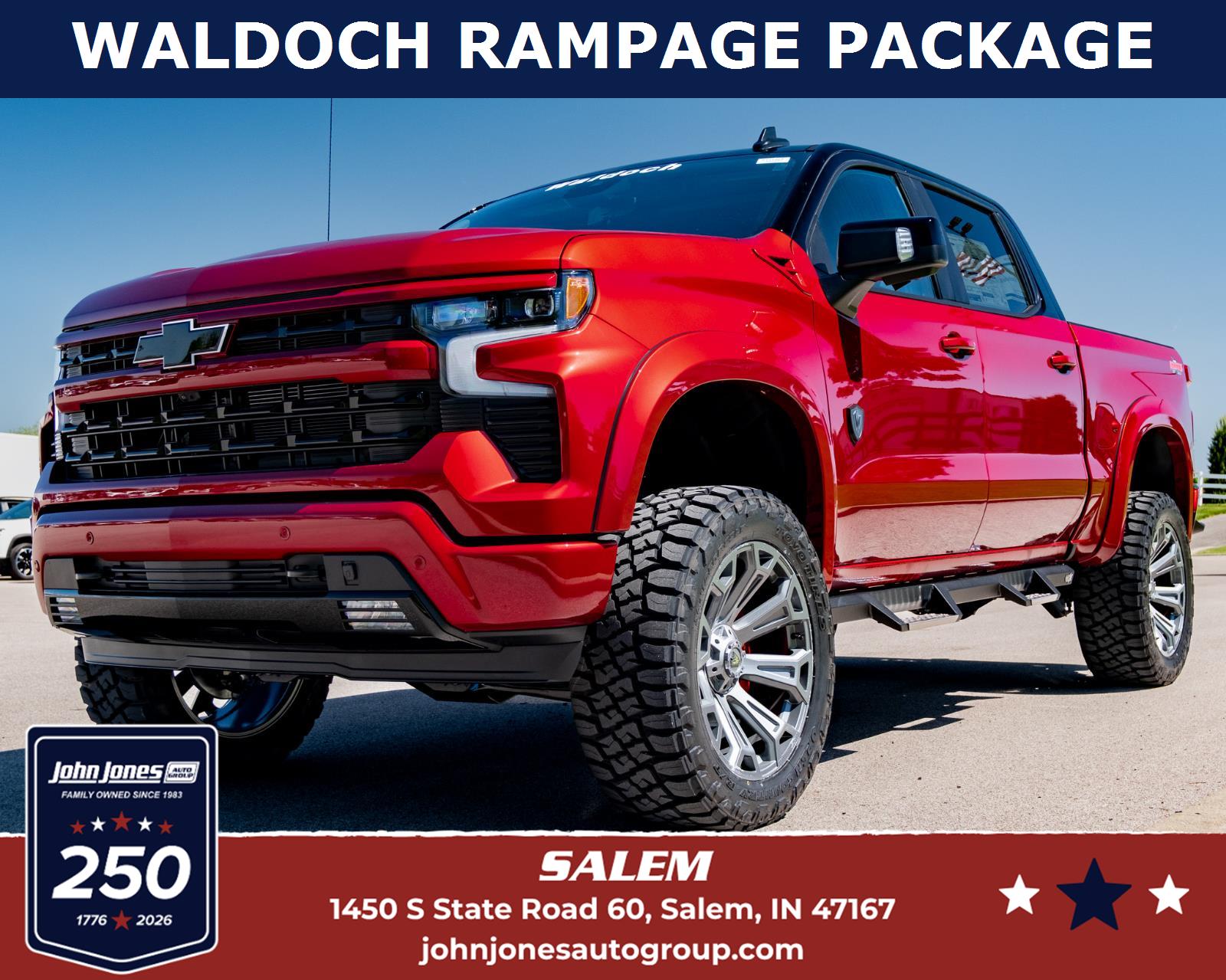Radiant Red Tintcoat 2026 Chevrolet Silverado 1500 Pickup Truck Four-Wheel Drive Automatic