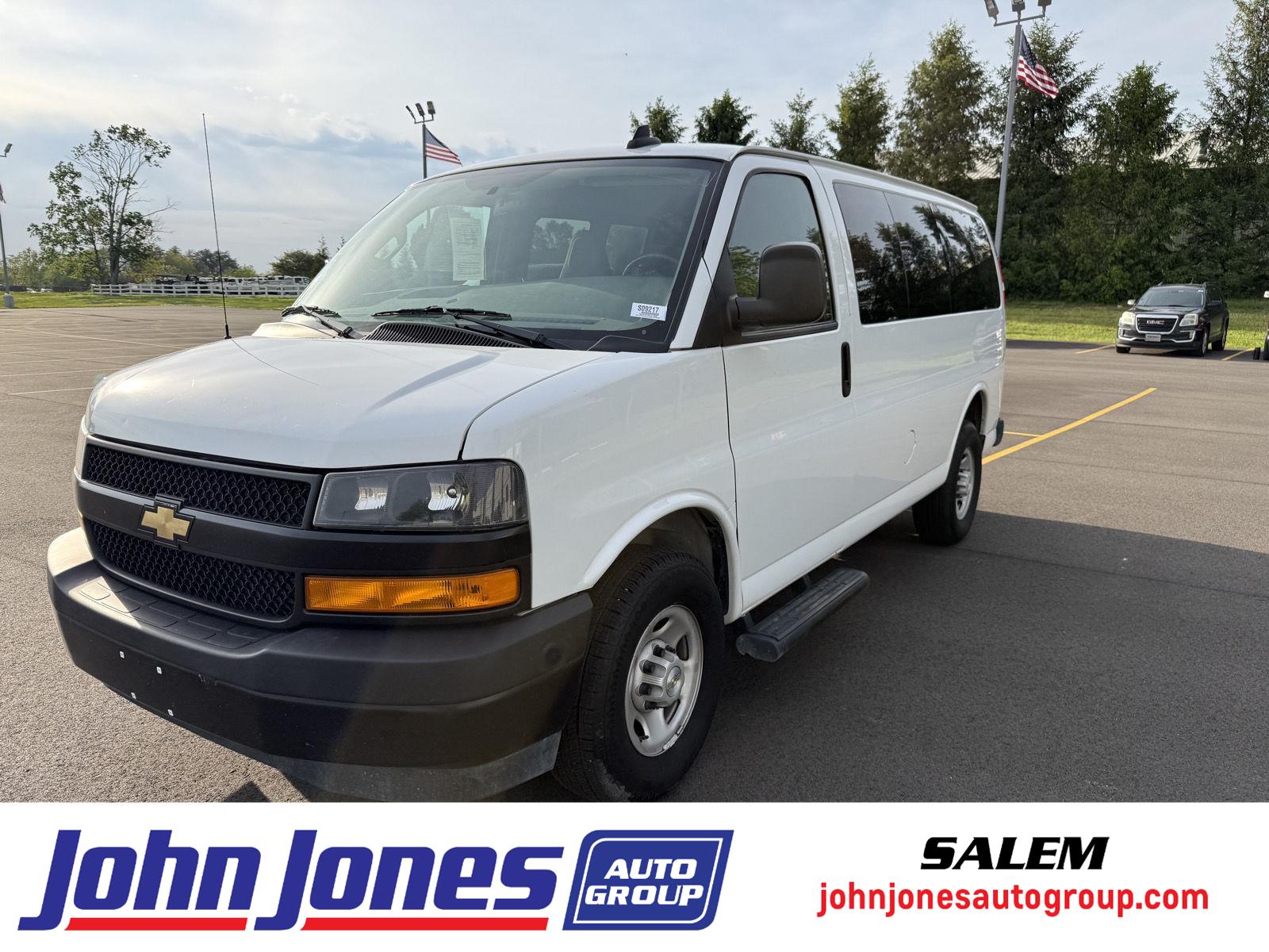 Summit White 2023 Chevrolet Express 2500 LS RWD Van Rear-Wheel Drive 8-Speed Automatic