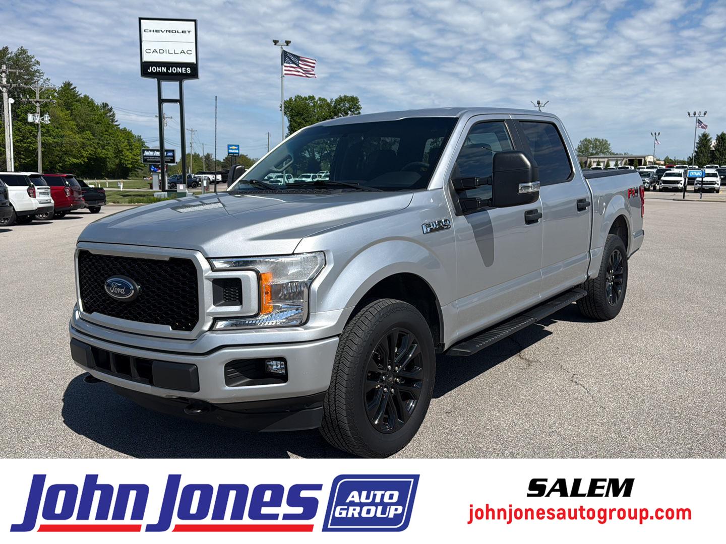 Ingot Silver 2018 Ford F-150 XL SuperCrew 4WD Pickup Truck Four-Wheel Drive Automatic