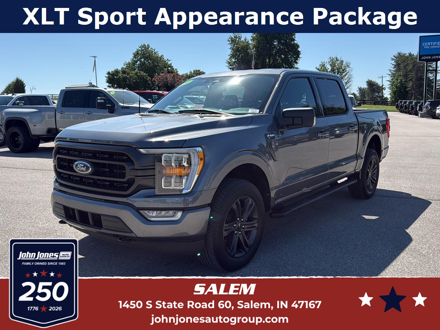 Carbonized Gray 2023 Ford F-150 Pickup Truck Four-Wheel Drive Automatic