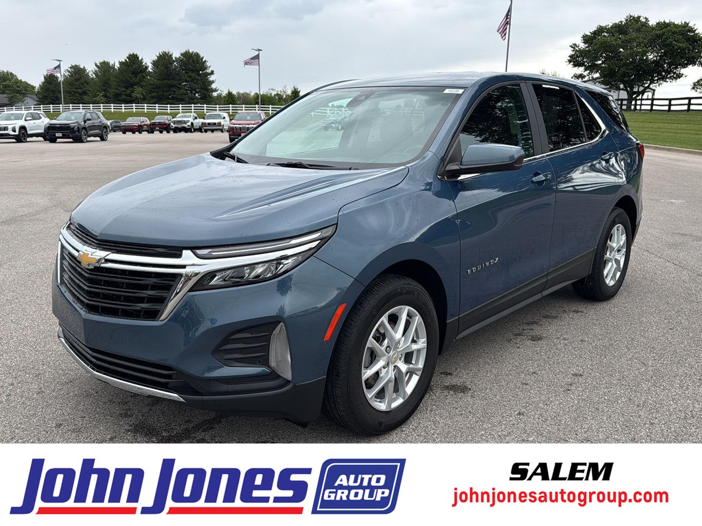 Lakeshore Blue Metallic 2024 Chevrolet Equinox LT FWD with 1LT SUV / Crossover Front-Wheel Drive 6-Speed Automatic Overdrive