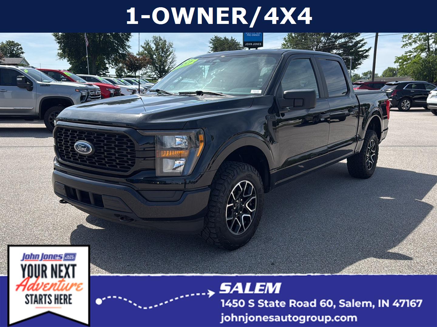 Agate Black 2023 Ford F-150 Pickup Truck Four-Wheel Drive Automatic