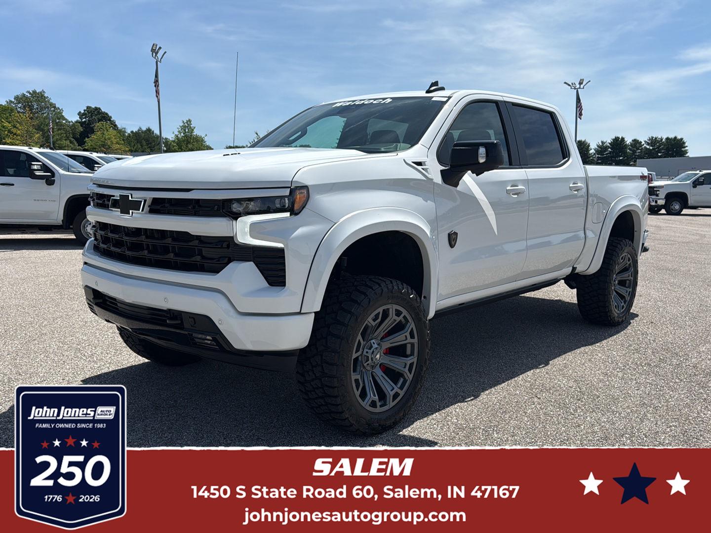 Summit White 2026 Chevrolet Silverado 1500 Pickup Truck Four-Wheel Drive Automatic