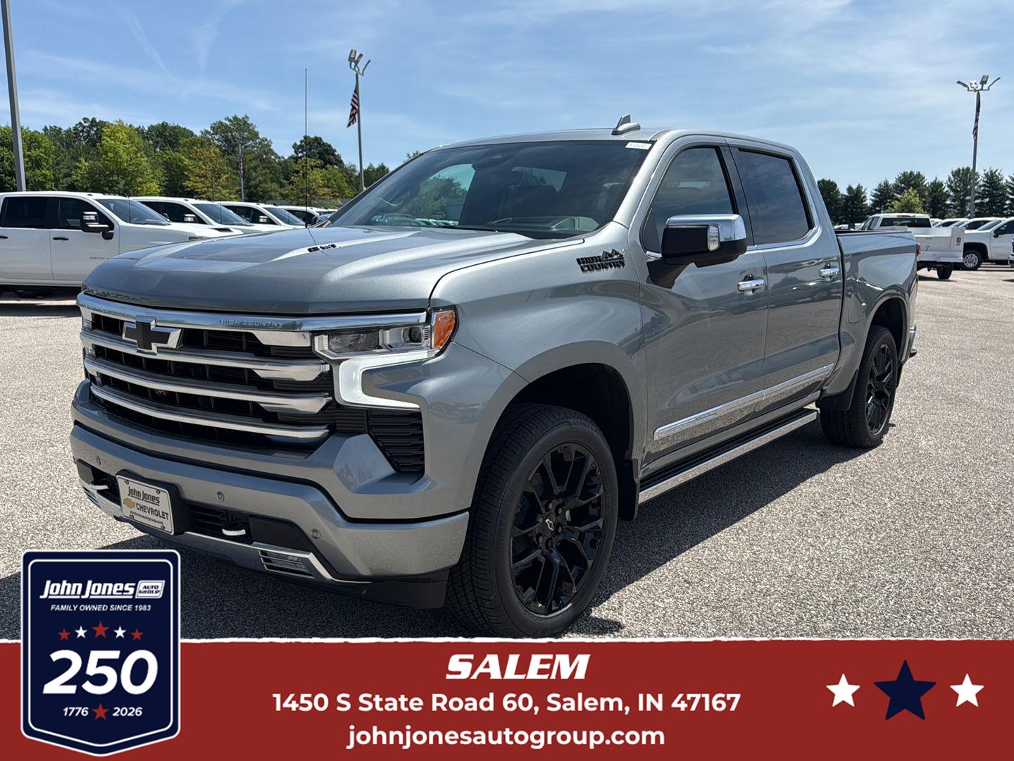 Sterling Gray Metallic 2026 Chevrolet Silverado 1500 Pickup Truck Four-Wheel Drive Automatic