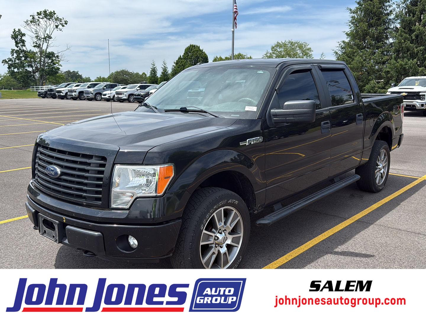 Tuxedo Black Metallic 2014 Ford F-150 STX SuperCrew 4WD Pickup Truck Four-Wheel Drive 6-Speed Automatic