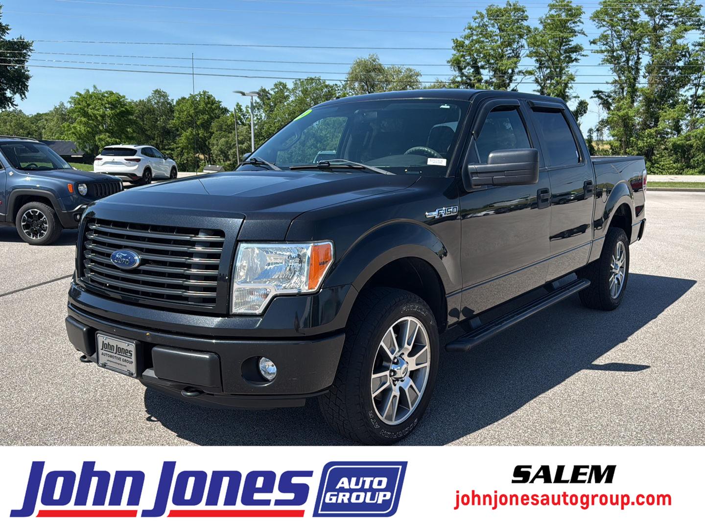 Tuxedo Black Metallic 2014 Ford F-150 STX SuperCrew 4WD Pickup Truck Four-Wheel Drive 6-Speed Automatic