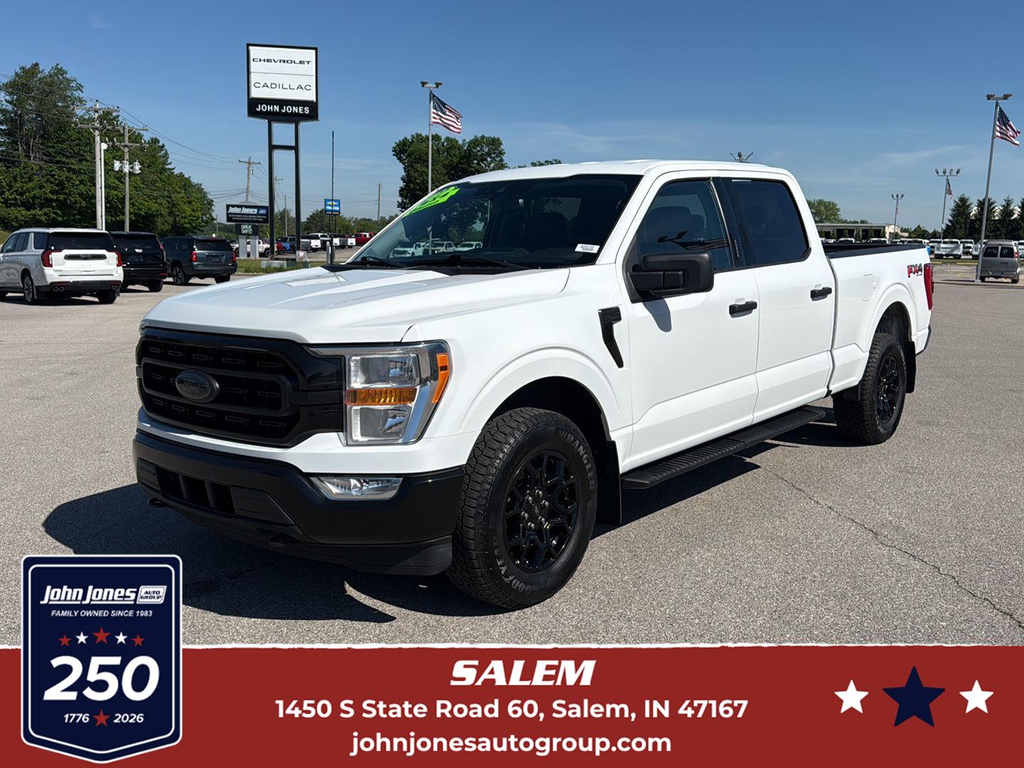 Oxford White 2022 Ford F-150 Pickup Truck Four-Wheel Drive Automatic