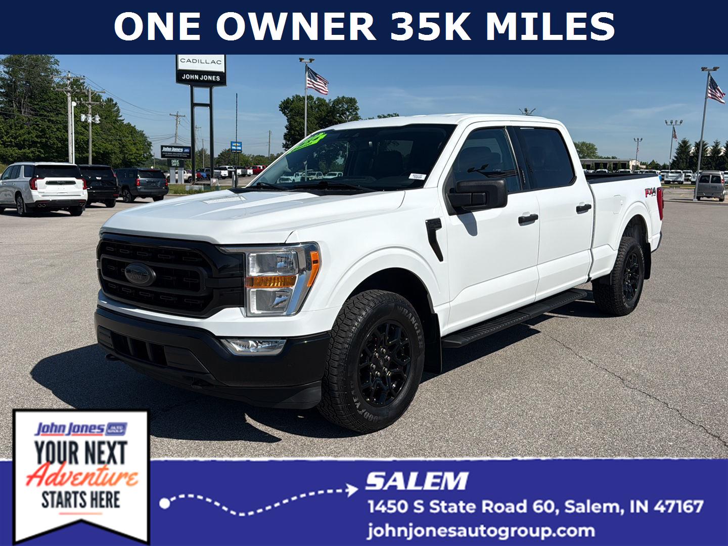 Oxford White 2022 Ford F-150 Pickup Truck Four-Wheel Drive Automatic