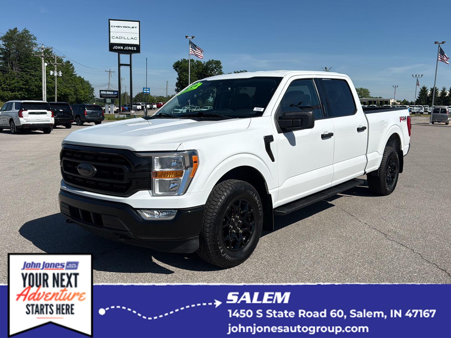Oxford White 2022 Ford F-150 Pickup Truck Four-Wheel Drive Automatic