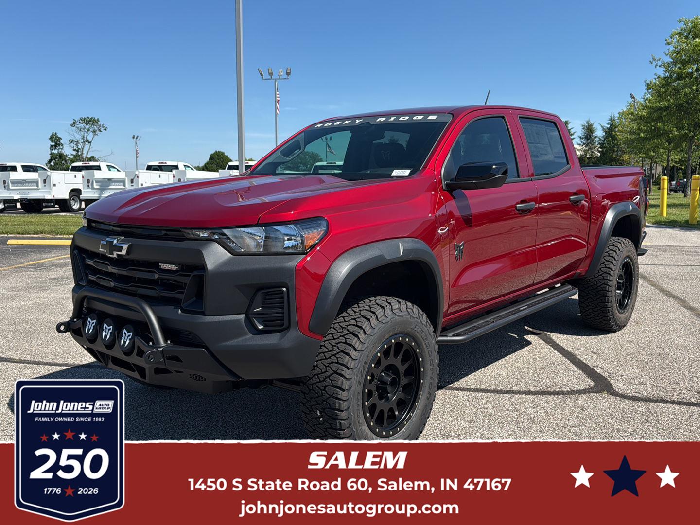 Radiant Red Tintcoat 2026 Chevrolet Colorado Pickup Truck Four-Wheel Drive 8-Speed Automatic