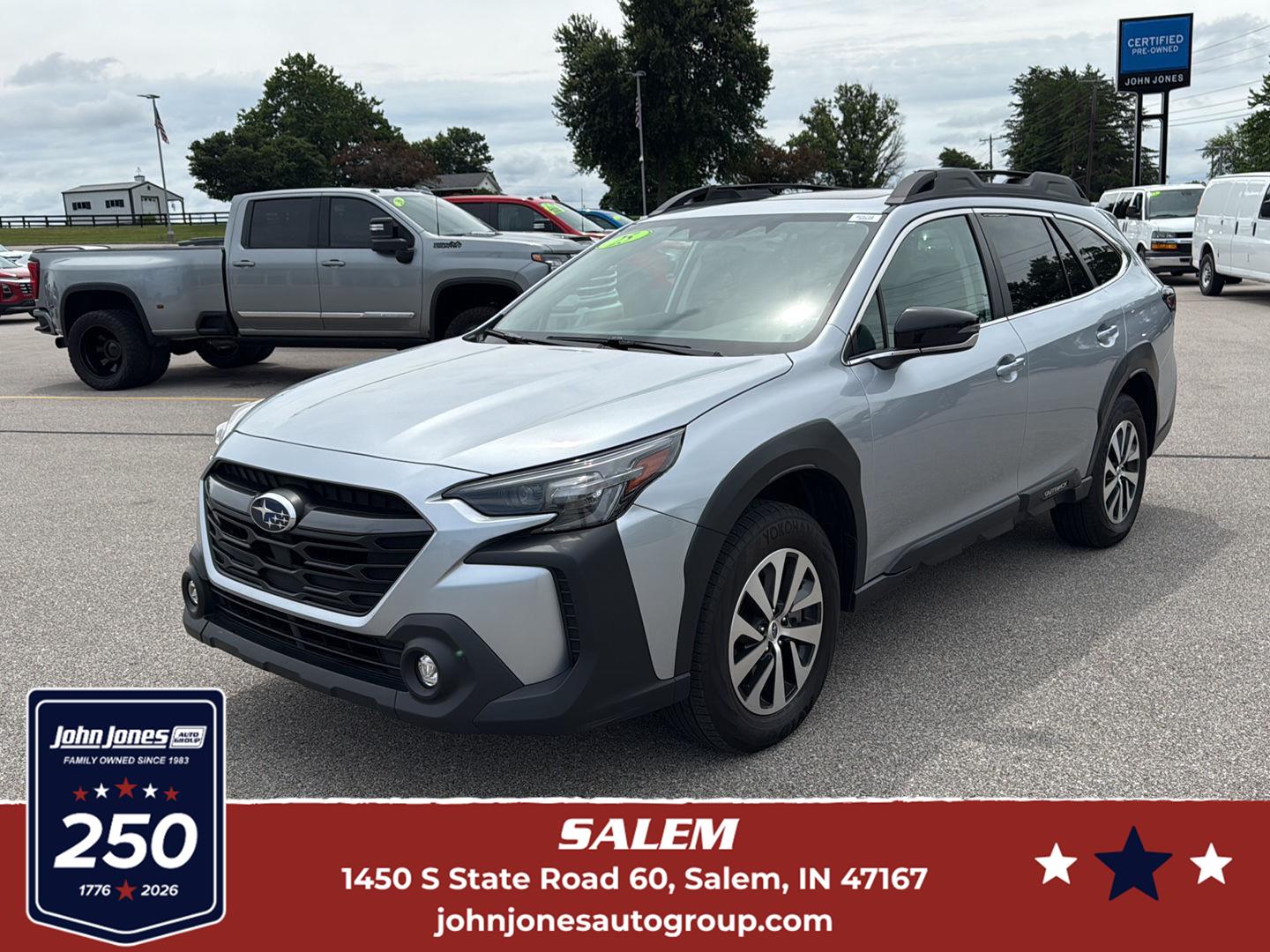 Ice Silver Metallic 2025 Subaru Outback SUV / Crossover All-Wheel Drive Continuously Variable Transmission