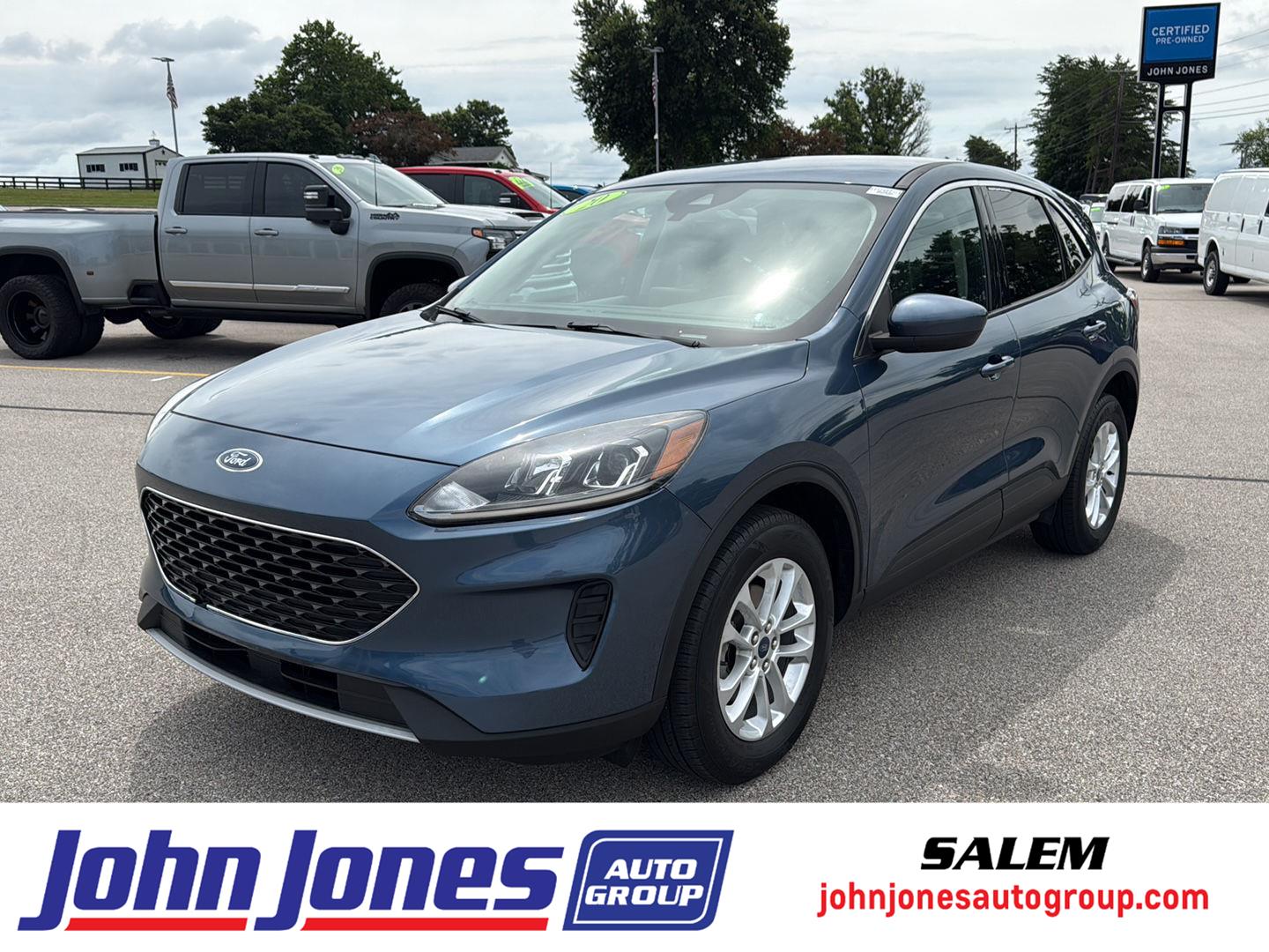 Blue 2020 Ford Escape SE AWD SUV / Crossover All-Wheel Drive 8-Speed Automatic