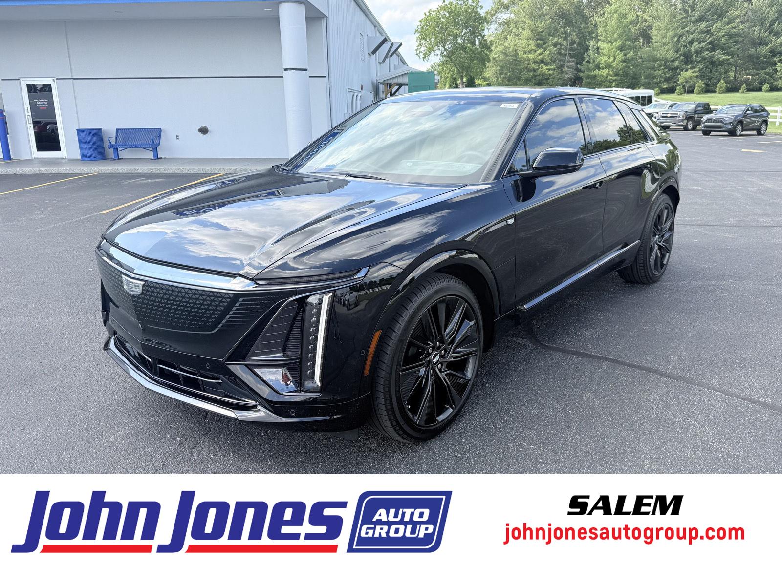 Stellar Black Metallic 2024 Cadillac LYRIQ Sport 3 AWD SUV / Crossover All-Wheel Drive Automatic
